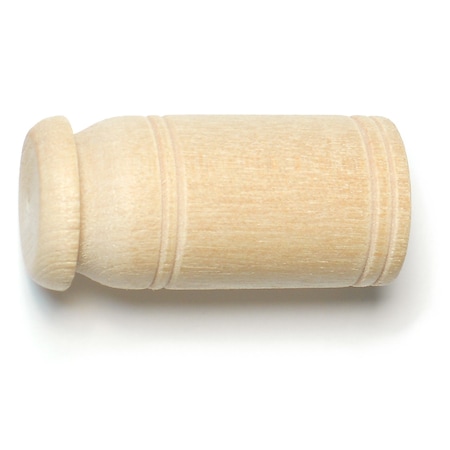 Midwest Fastener 1-3/4" Birch Wood Milk Cans 10PK 08923